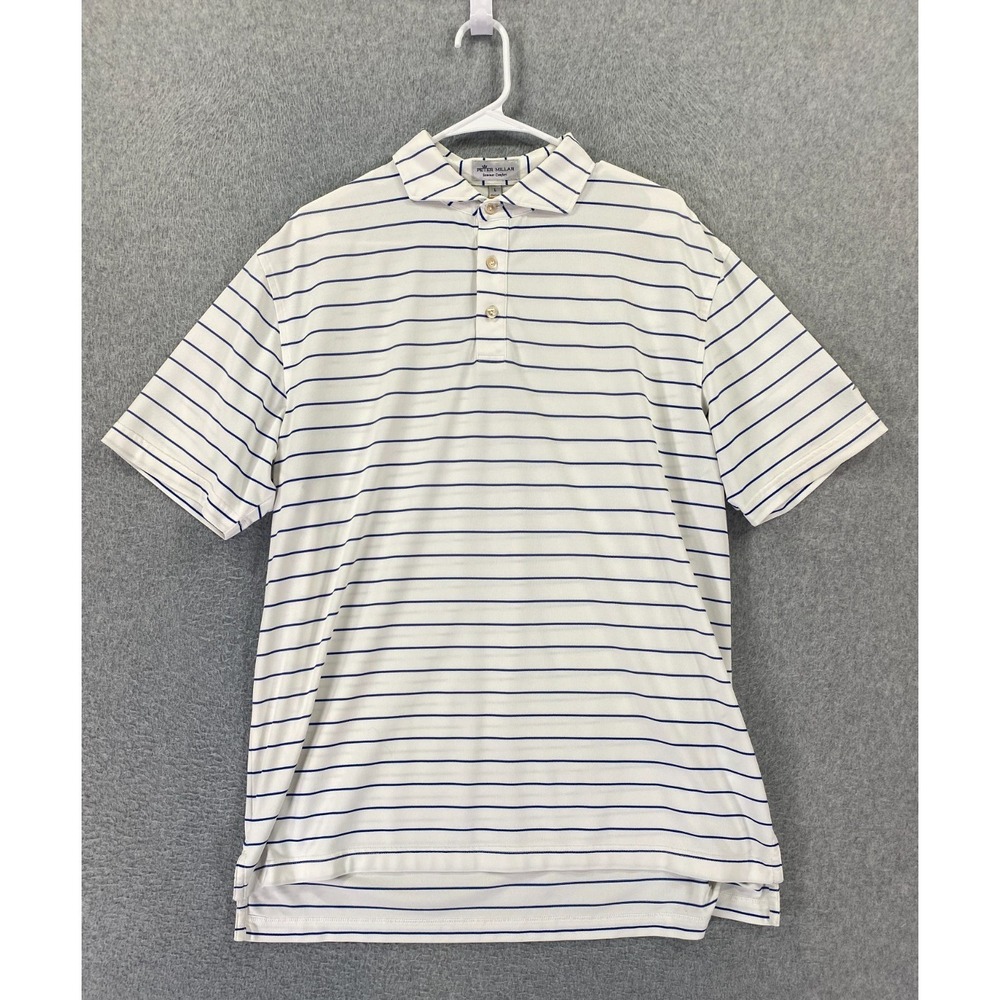 Peter Millar Summer Comfort Polo Shirt Mens L Golf Club of Tennessee Performance